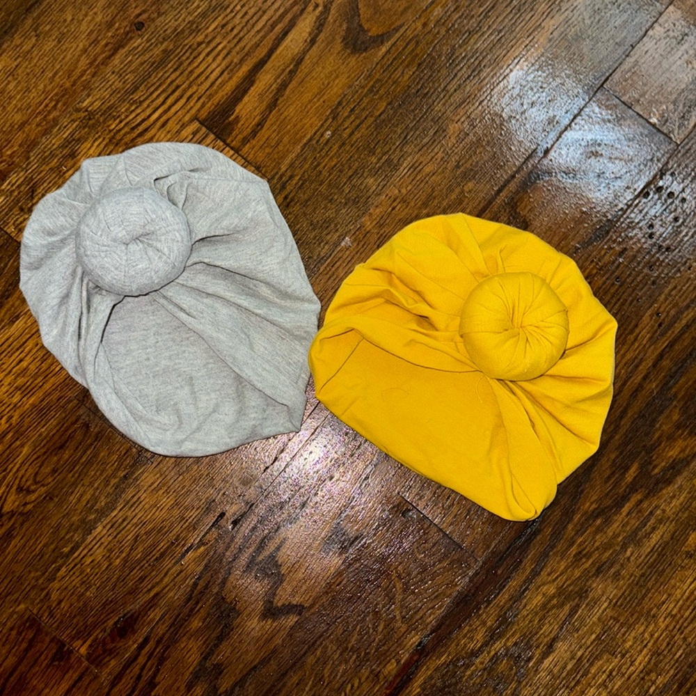 Knot Bow Hat Baby Set